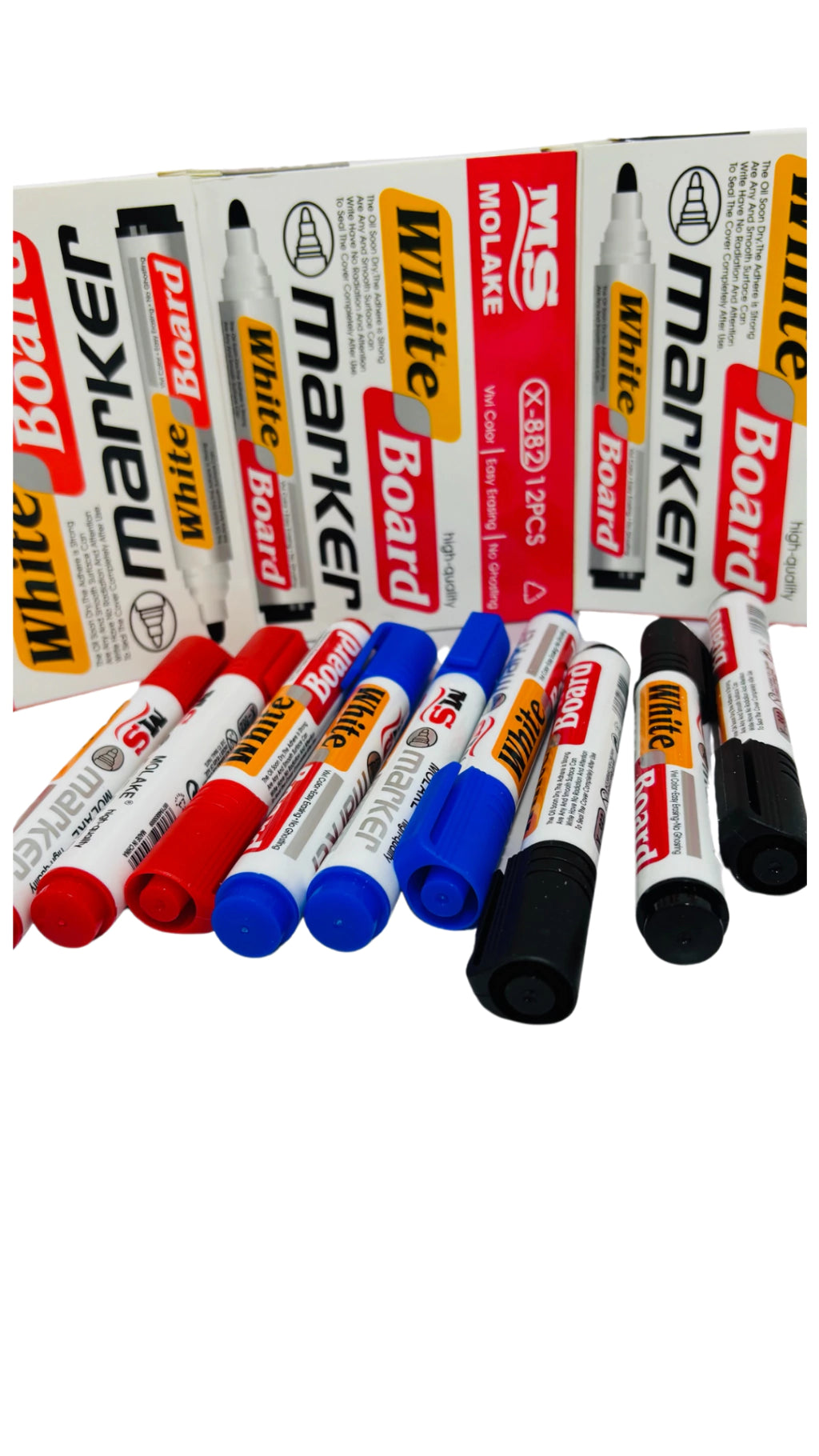MARCADOR BORRABLE MS SURTIDO ( CAJA UNICOLOR X 12 UNIDADES) 5237