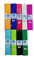 PAPEL CREPÉ 50 CM X 2 M (PAQUETE X 10 UNIDADES UNICOLOR ) 6766