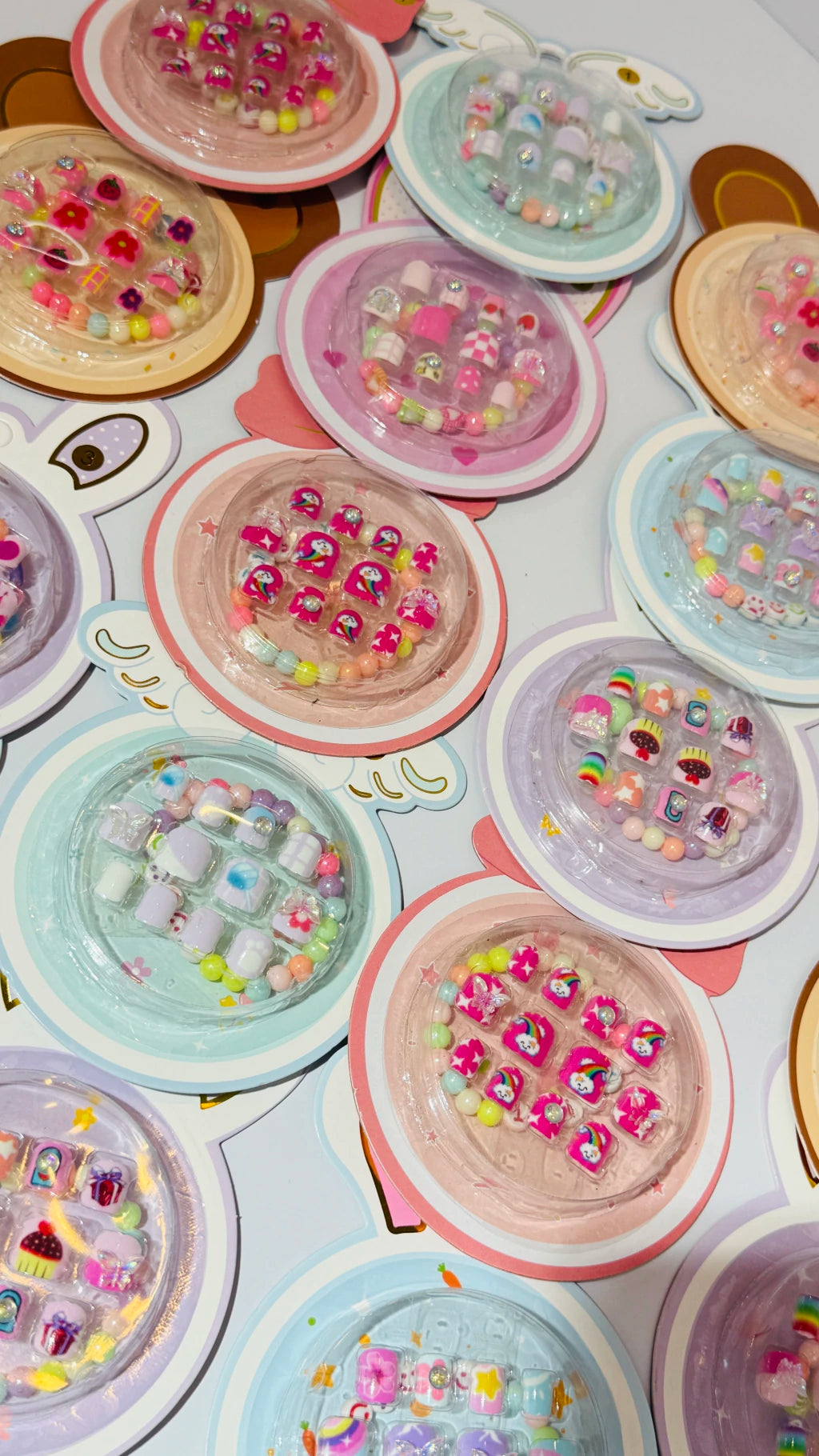 UÑAS POSTIZAS NIÑAS X 12 UND (7)
