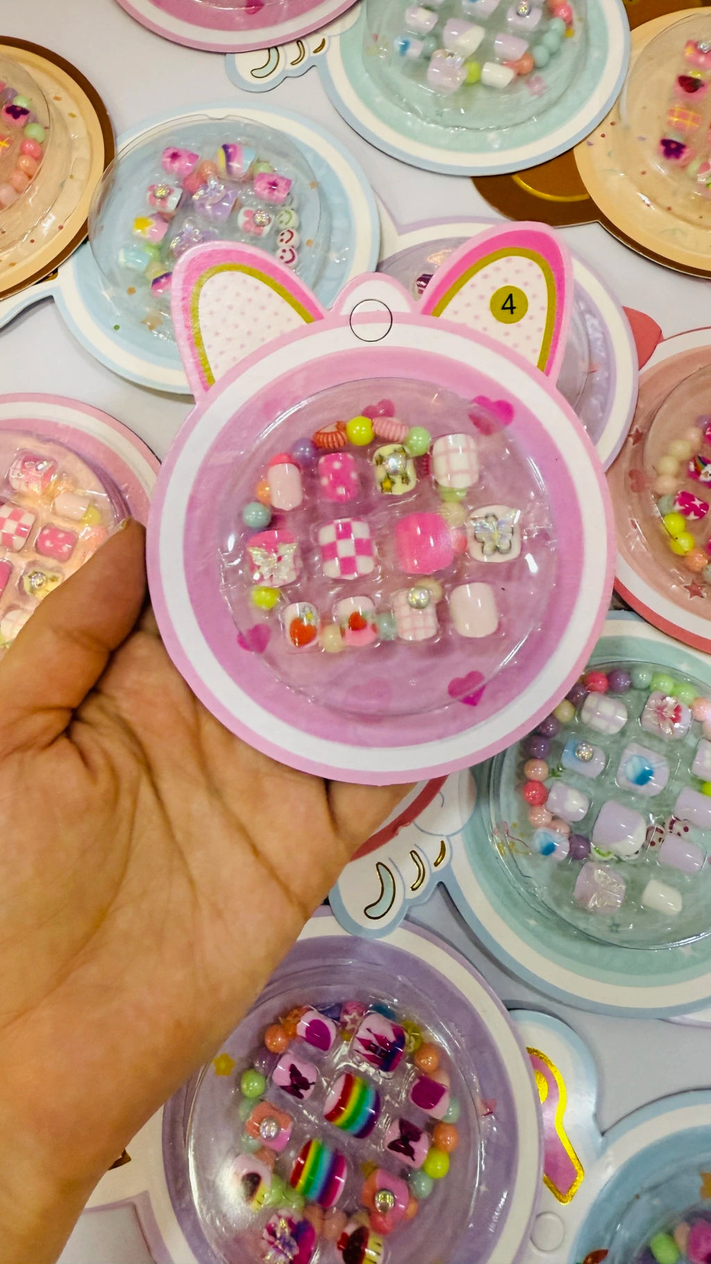 UÑAS POSTIZAS NIÑAS X 12 UND (4)