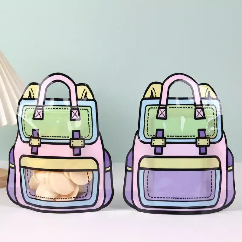 EMPAQUE MOCHILA ROSADA X 12 UND