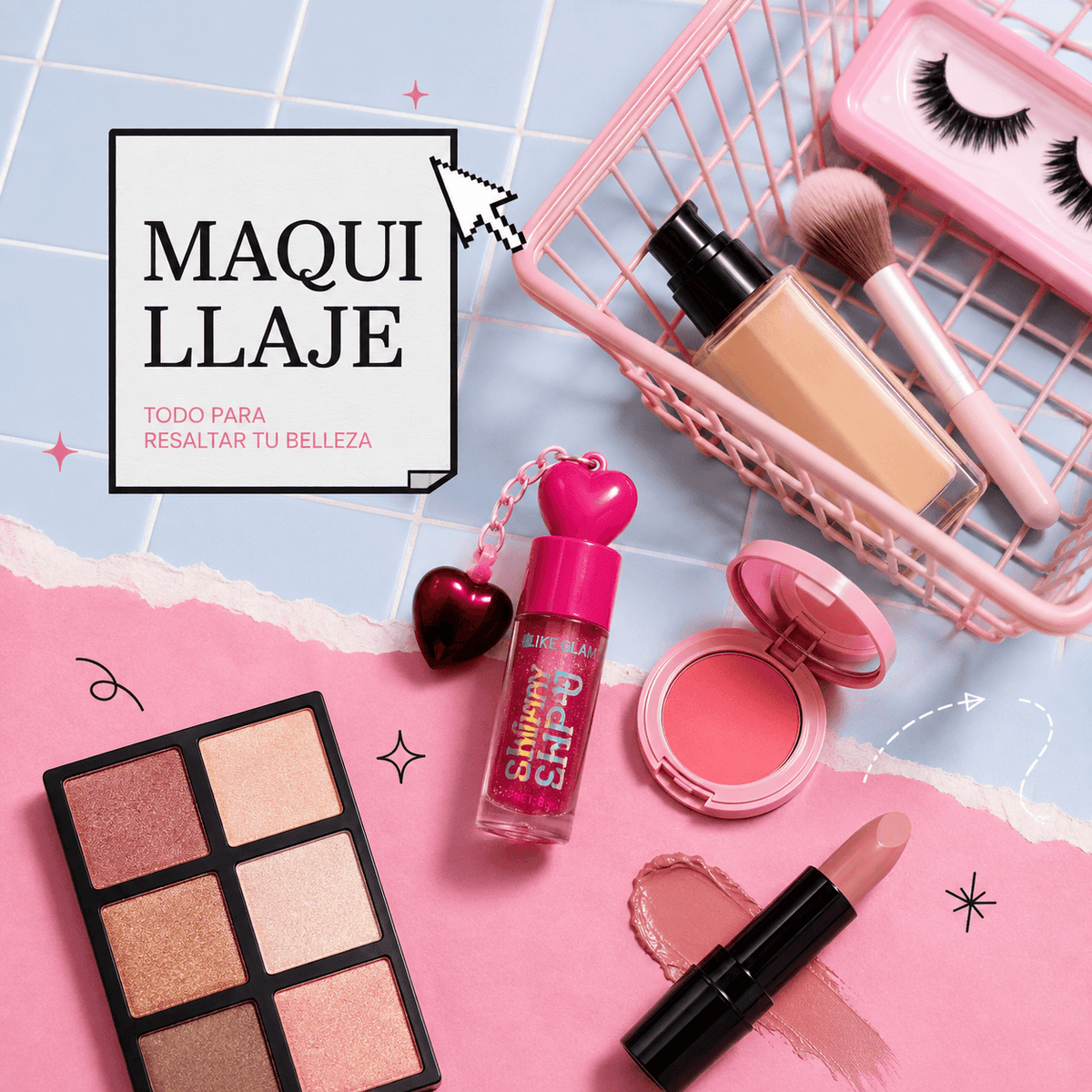 Maquillaje por docena
