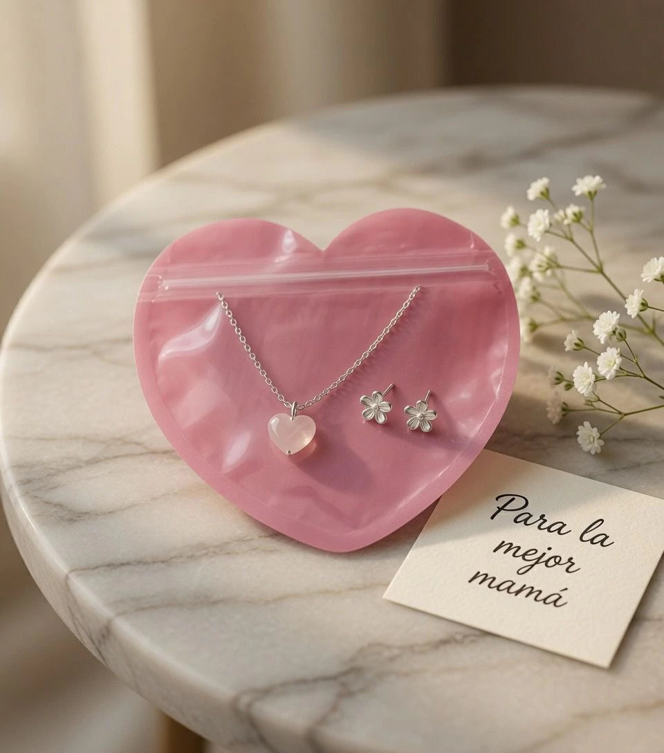 BOLSA EMPAQUE CORAZON ROSADO X 12 UND (2)