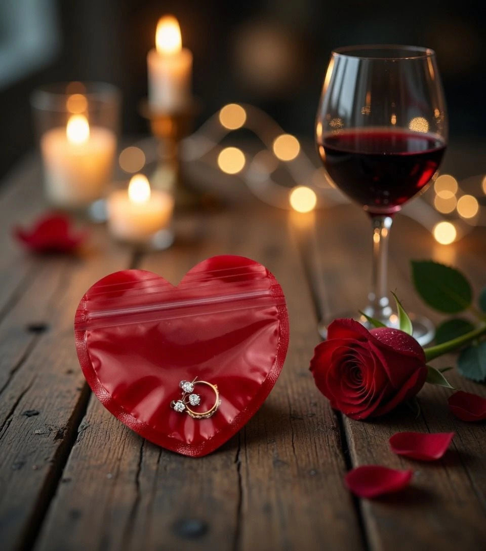 EMPAQUE CORAZON ROJO X 12 UND